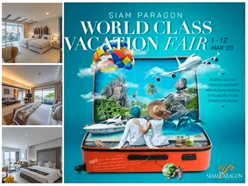 เคป แอนด์ แคนทารี โฮเทลส์ เอาใจคนเมืองกรุงกับโปรฯห้องพักสุดคุ้มจาก ในงาน “Siam Paragon World Class Vacation Fair 2023”