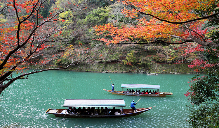ใบไม้เปลี่ยนสี, อาราชิยามะ, เกียวโต