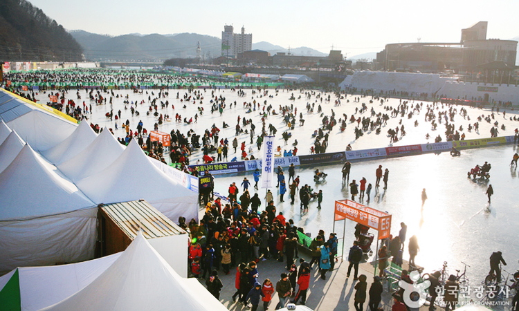 เทศกาลน้ำแข็ง, ซันชอนออ, เกาหลีใต้