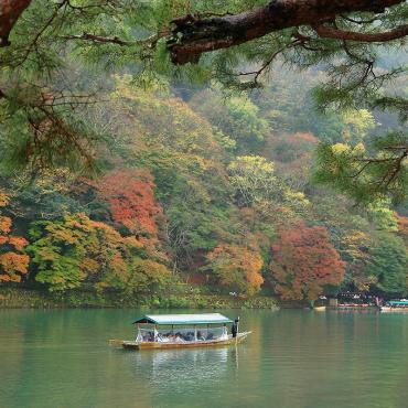 ล่องเรือในแม่น้ำ Hozugawa