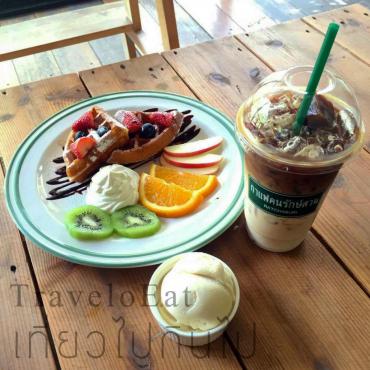 กาแฟดี ขนมอร่อย ต้องมาที่นี่ค่ะ ร้านกาแฟคนรักษ์สวน