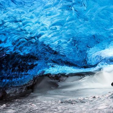 ถ้ำน้ำแข็งในอุทยานแห่งชาติ Vatnajökull