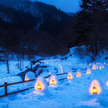 Yunishigawa-onsen KAMAKURA Snow House Festival