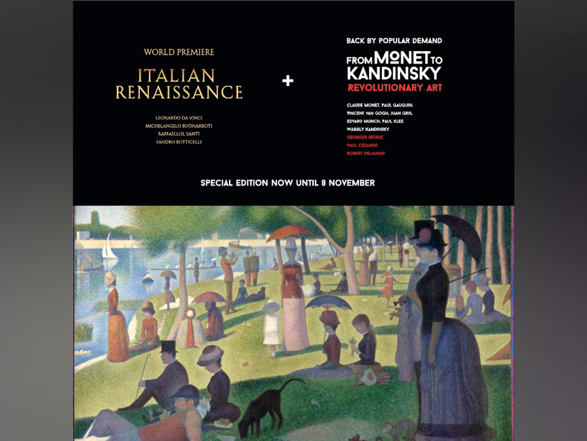 ร่วมชม นิทรรศการมัลติมีเดียครั้งใหม่ "FROM MONET TO KANDINSKY REVOLUTIONARY ART"