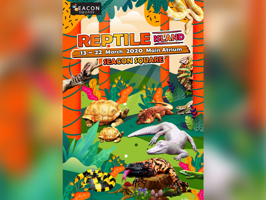 ชวนสัมผัสโลกของสัตว์เลื้อยคลาน ช่วงปิดเทอม ในงาน “Reptile Island” ณ ศูนย์สรรพสินค้าซีคอนสแควร์