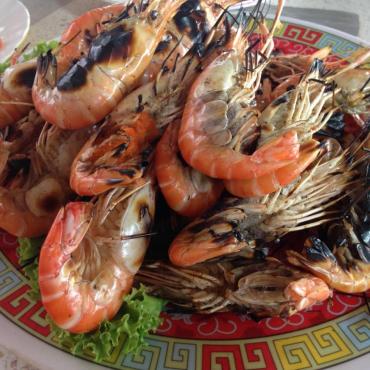 กินกุ้งที่บางเลน @เจ้ราญกุ้งเผาบางเลน