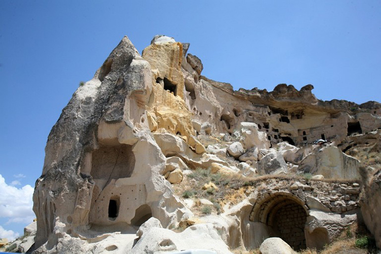ปราสาทหิน Uchisar Castle, ตุรกี Uchisar Castle, ตุรกี