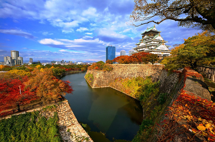Osaka Castle Park, Osaka คันไซ, โอซาก้า