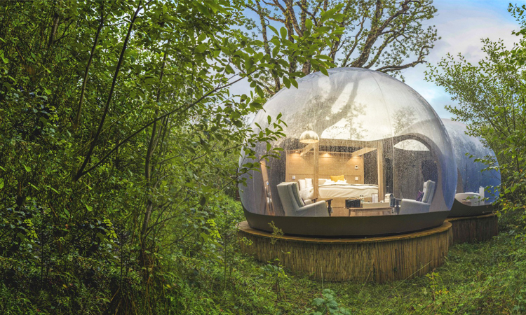 โรงแรมฟองสบู่ Finn Lough, Enniskillen, Northern Ireland โรงแรมฟองสบู่, bubble hotels, ไอซ์แลนด์