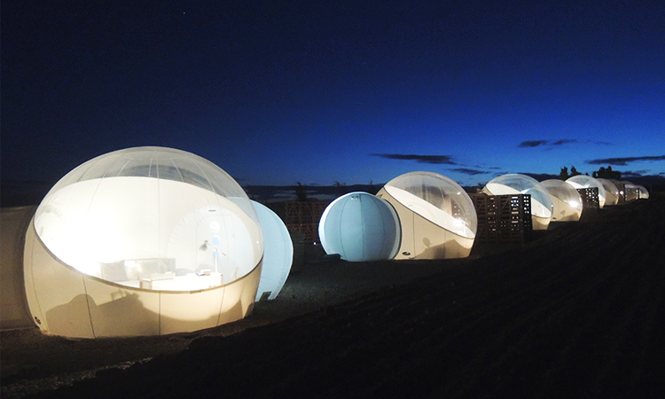 โรงแรมฟองสบู่ Hotel Aire de Bardenas, Navarra, Spain โรงแรมฟองสบู่, bubble hotels, สเปน