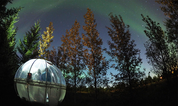 โรงแรมฟองสบู่ The 5 Million Star Hotel, Iceland โรงแรมฟองสบู่, bubble hotels, ไอซ์แลนด์