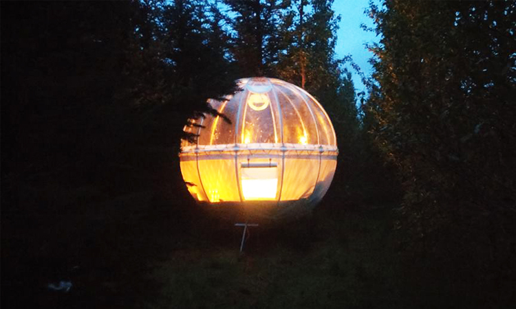 โรงแรมฟองสบู่ The 5 Million Star Hotel, Iceland โรงแรมฟองสบู่, bubble hotels, ไอซ์แลนด์
