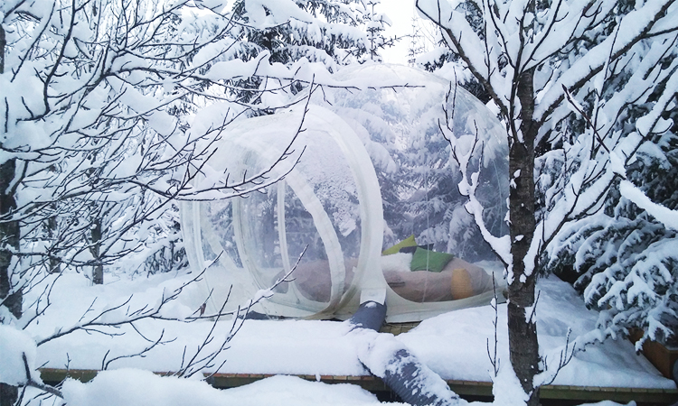 โรงแรมฟองสบู่ The 5 Million Star Hotel, Iceland โรงแรมฟองสบู่, bubble hotels, ไอซ์แลนด์