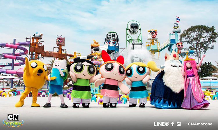 พาเด็กเที่ยวที่สวนน้ำ Cartoon Network Cartoon Network