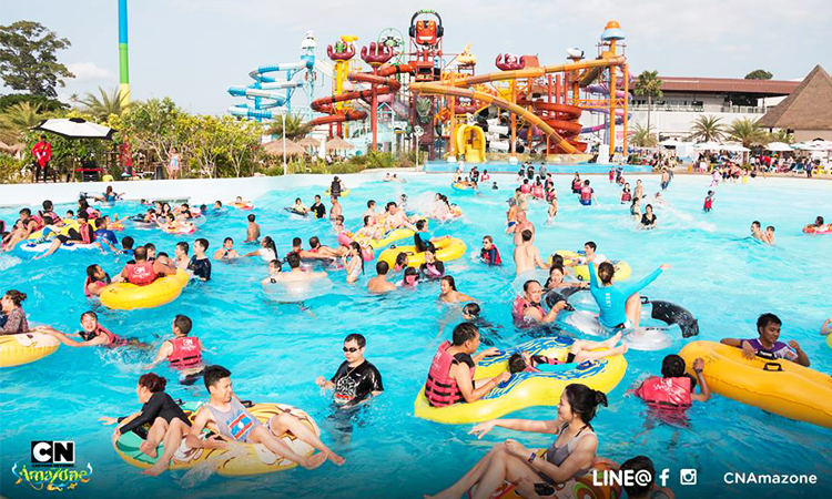 พาเด็กเที่ยวที่สวนน้ำ Cartoon Network Cartoon Network