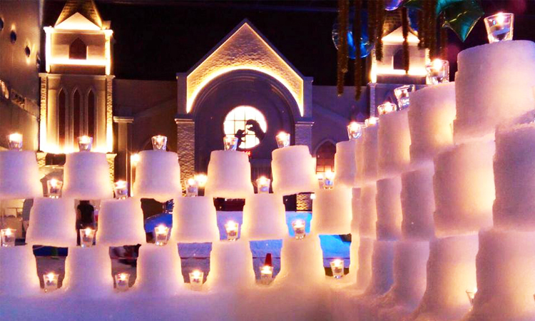 พาเด็กเที่ยวที่ Snow Town Snow Town
