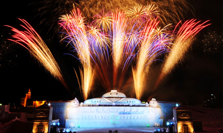 เทศกาลหิมะอะซาฮิคาวะ ( Asahikawa Winter Festival) Asahikawa Winter Festival