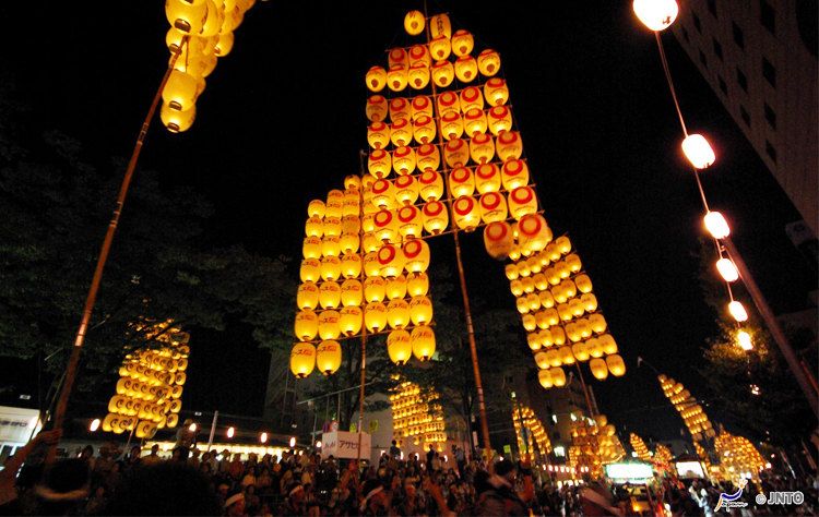 เทศกาล Akita Kanto Matsuri ประเทศญี่ปุ่น เที่ยวญี่ปุ่น, เที่ยวอาคิตะ