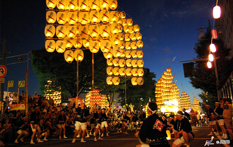 เทศกาล Akita Kanto Matsuri ประเทศญี่ปุ่น เที่ยวญี่ปุ่น, เที่ยวอาคิตะ