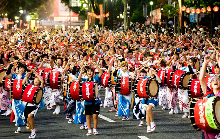 เทศกาล Morioka Sansa Odori ประเทศญี่ปุ่น เที่ยวญี่ปุ่น, เที่ยวอิวาเตะ