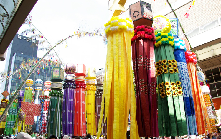เทศกาล Sendai Tanabata ประเทศญี่ปุ่น เที่ยวญี่ปุ่น, เที่ยวเซนได