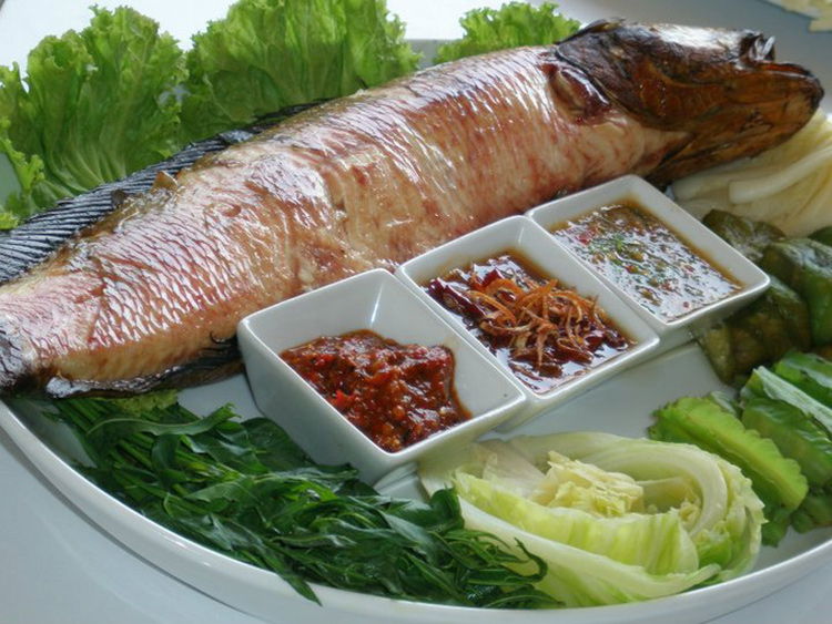 ปลาเผาแม่ลา, ร้านครัวจันผา เขาใหญ่ เขาใหญ่, ร้านอาหารเขาใหญ่