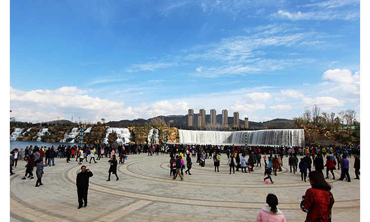 ที่เที่ยวคุณหมิง, kunming waterfall, น้ำตกคุณหมิง