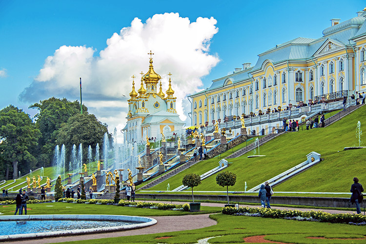 Peterhof Palace, เซนต์ปีเตอร์สเบิร์ก, รัสเซีย