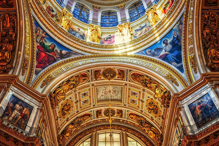 Saint Isaac's Cathedral, เซนต์ปีเตอร์สเบิร์ก, รัสเซีย