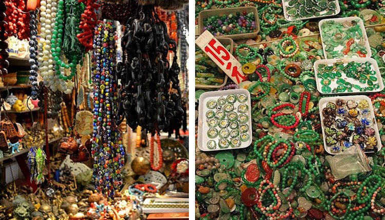 Jade Market ตลาดกลางคืนในฮ่องกง Jade Market