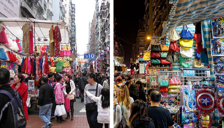 Ladies Market ตลาดกลางคืนในฮ่องกง Ladies Market