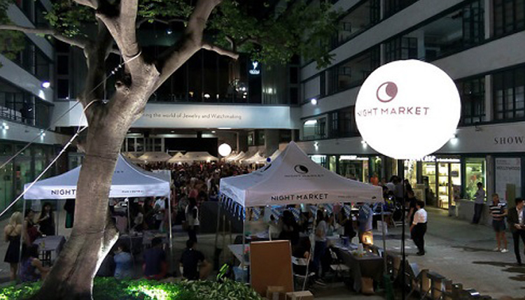 PMQ Night Market ตลาดกลางคืนในฮ่องกง PMQ Night Market