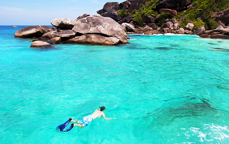 อุทยานแห่งชาติหมู่เกาะสิมิลัน ทะเลสิมิลัน