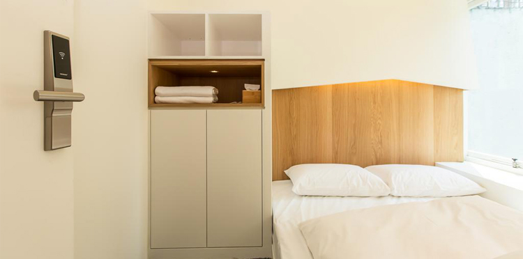 MUIU Capsule Inn ที่พักใกล้สถานีรถไฟไทเป MUIU Capsule Inn