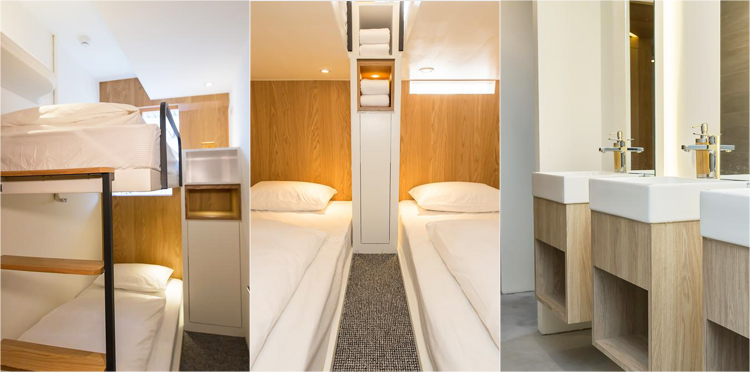 MUIU Capsule Inn ที่พักใกล้สถานีรถไฟไทเป MUIU Capsule Inn