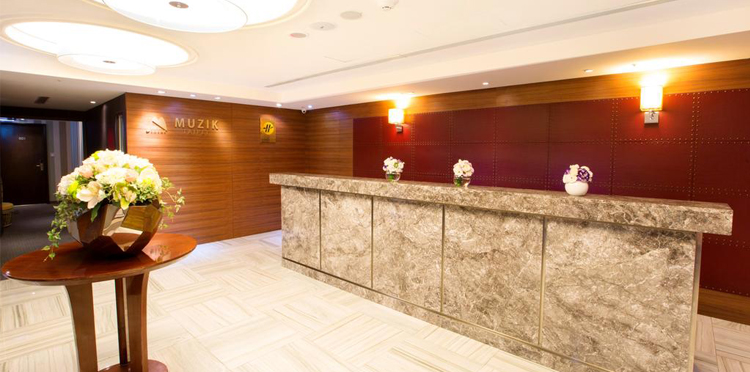 Muzik Hotel ที่พักใกล้สถานีรถไฟไทเป muzik hotel