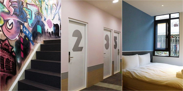 Colormix Hotel & Hostel ที่พักใกล้สถานีรถไฟไทเป colormix hotel-hostel