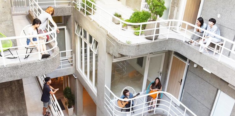 Flip Flop Hostel - Garden ที่พักใกล้สถานีรถไฟไทเป Flip Flop Hostel - Garden