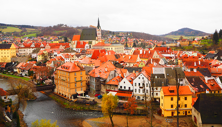 เชสกี้ ครุมลอฟ, สาธารณรัฐเช็ก Cesky Krumlov, Czech Republic